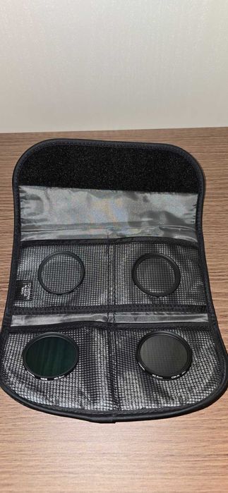 Set filtre foto HOYA + K&F Concept – 40.5mm (UV, CPL, ND8)