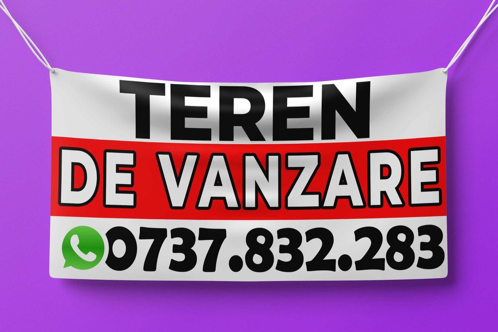 Print Banner "Teren de vanzare"