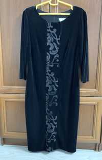 Vand rochie neagra eleganta, catifea si paiete