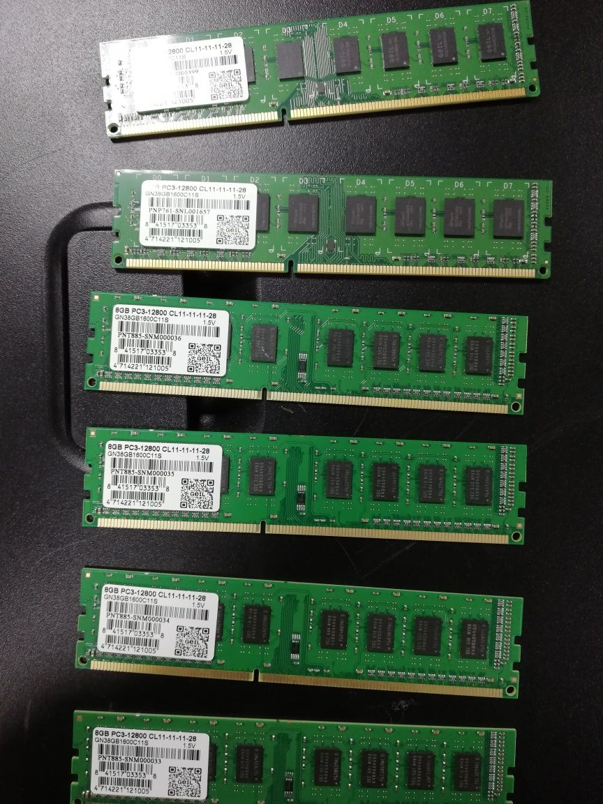 Продам Озу DDR3 8GB в отличном состоянии, разных брендов