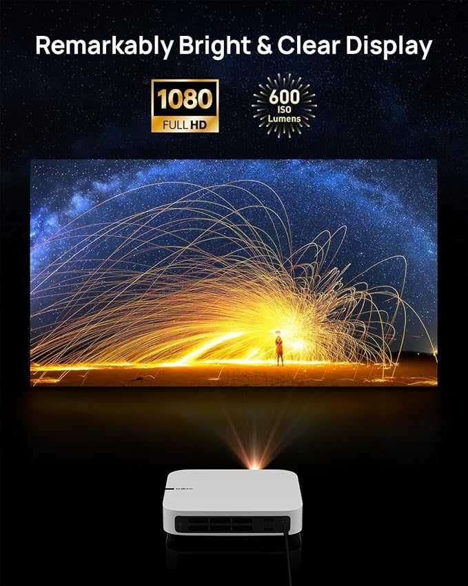 XGIMI Elfin Mini Проэктор 1080p with 4K input, Android TV, Автофокус