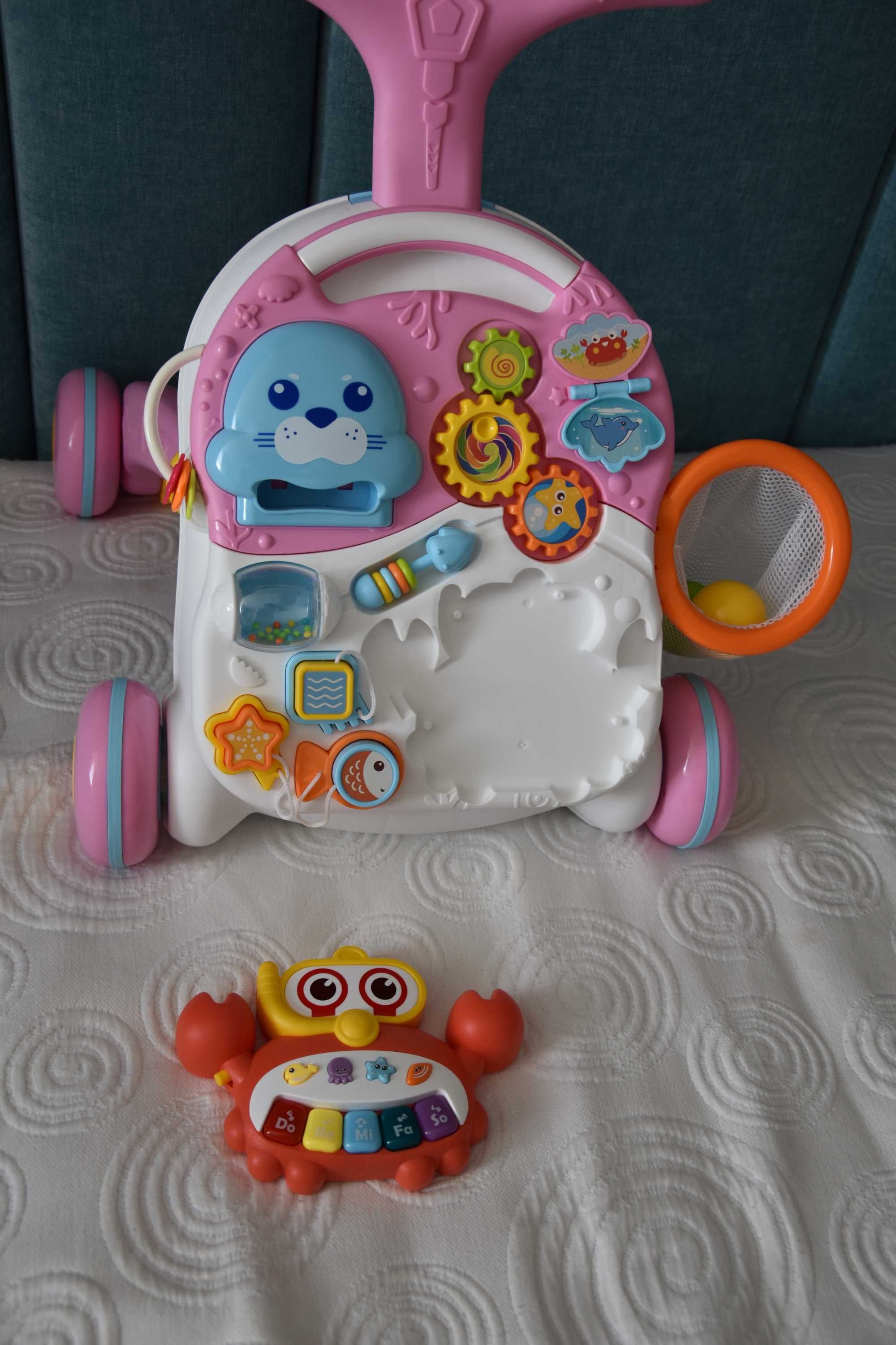 Бебешка проходилка 2 в 1 Caretero Toyz - Spark, Pink