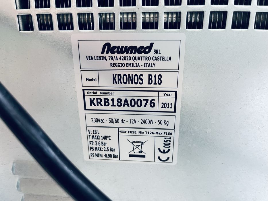 Autoclav Newmed Kronos B sterilizator dental stomatologie clinica