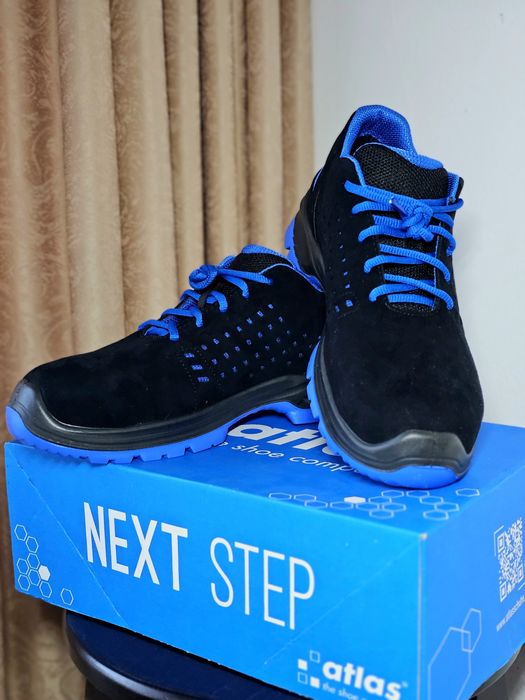 Atlas SL 40 Blue ESD – Pantofi de protecție noi, cu etichetă și cutie