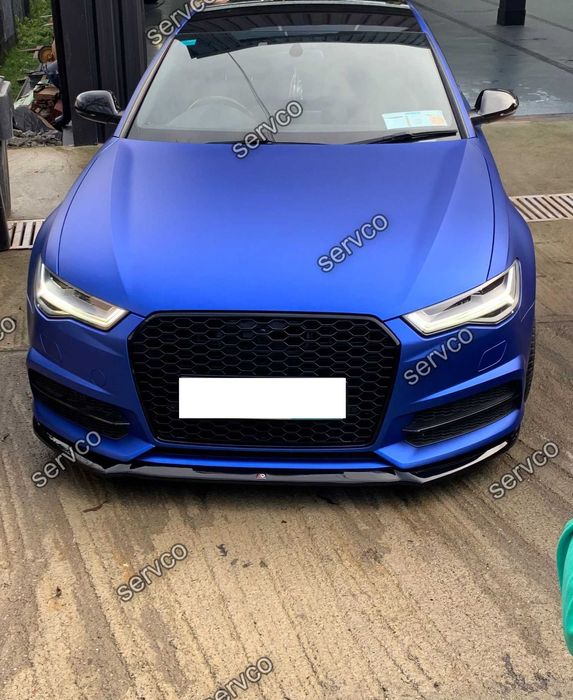 Prelungire bara fata Audi A6 C7 4G S-Line 2014- 2018 v1 - Maxton