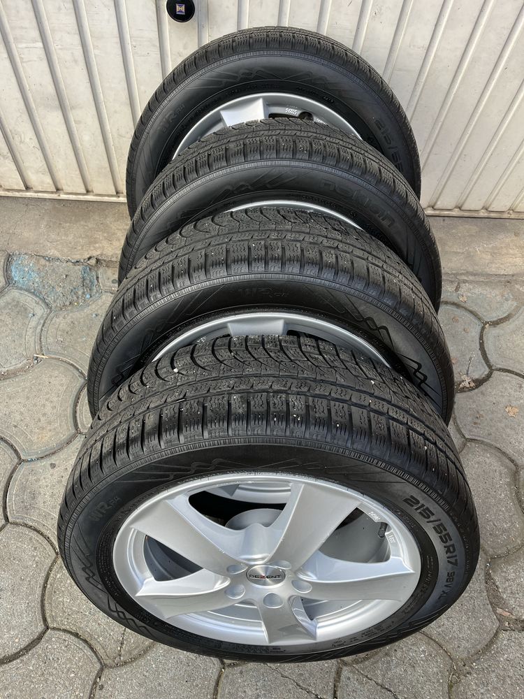 Jante 5x112mm anvelope 215/55 R17 VW, Audi, Seat, Skoda Mercedes