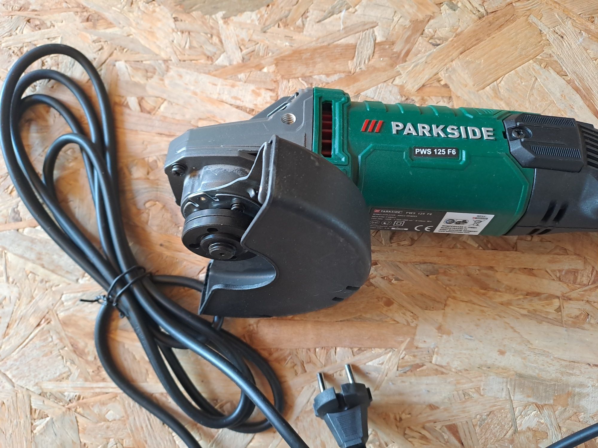 Ъглошлайф Parkside 125mm нов + дискове