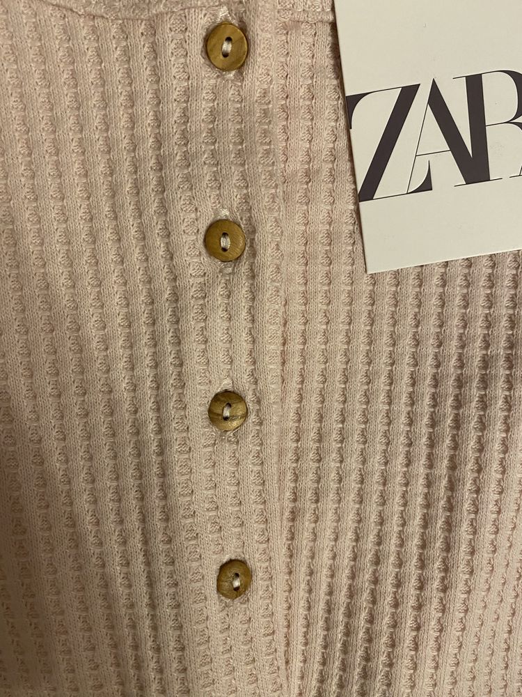 Set Zara salopeta cu tricou 80