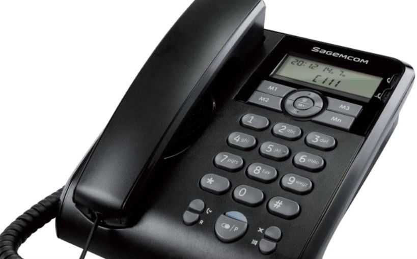 Telefon Fix, "Sagem", cu Display mare și frumos..