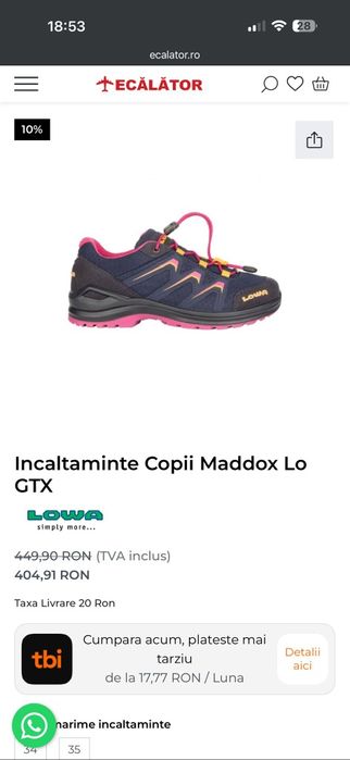 Adidași LEWA Maddox GTX nr 37