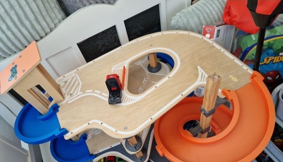 Дървена писта гараж Lidl, XXL