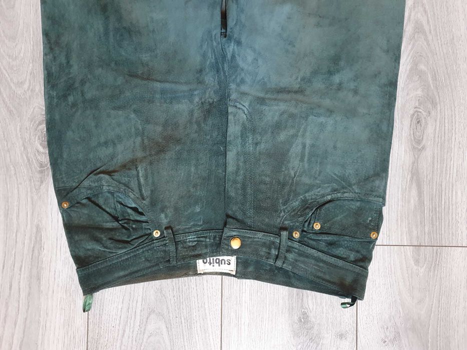 Pantaloni de piele SUBITO - Marimea 44 (Talie 83 cm)