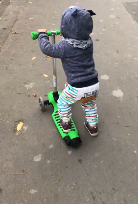 Trotineta Yvolution Glider Deluxe Green