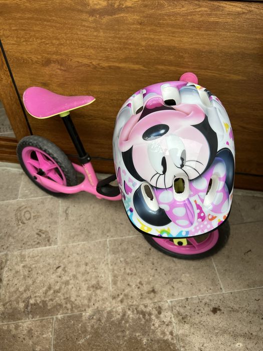 Детско колело без педали и детска каска