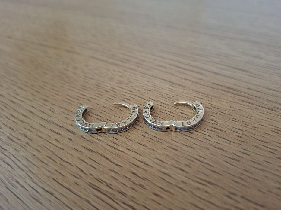 Дамски златни обеци "BVLGARI" - 4,30 гр. / 585 / 14K
