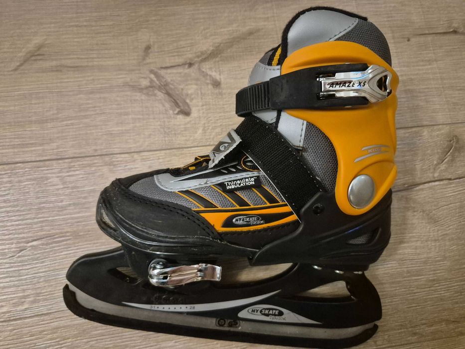 Patine de gheață copii HiSkate Junior Amaze XS – reglabile (28–31)