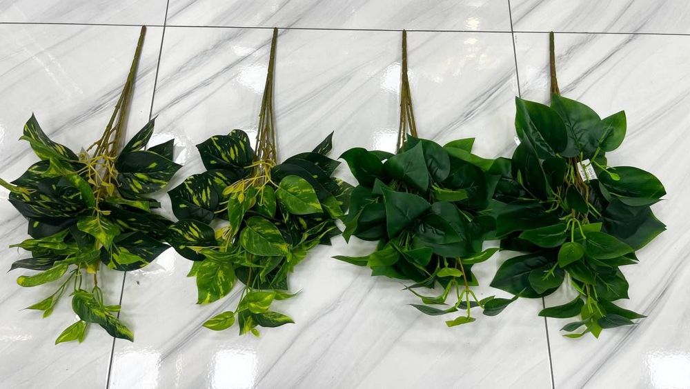 Искутвеное озеленение,  цветы разного дизайна и размера