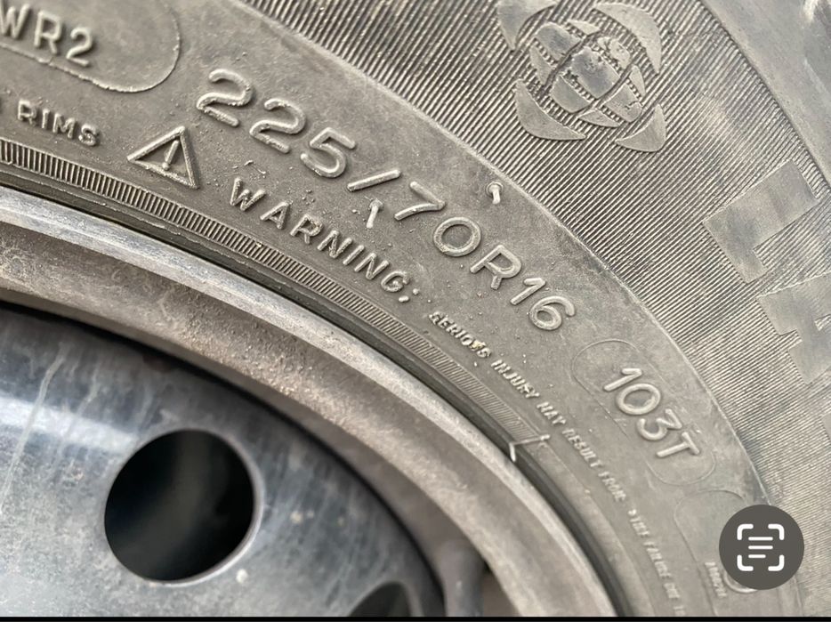 Зимни гуми Michelin 225/70/R16 с джанти