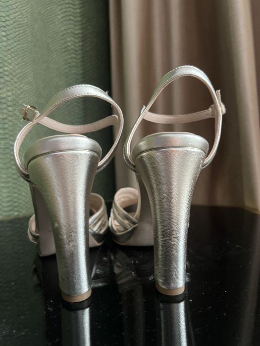 Sandale aurii piele naturala