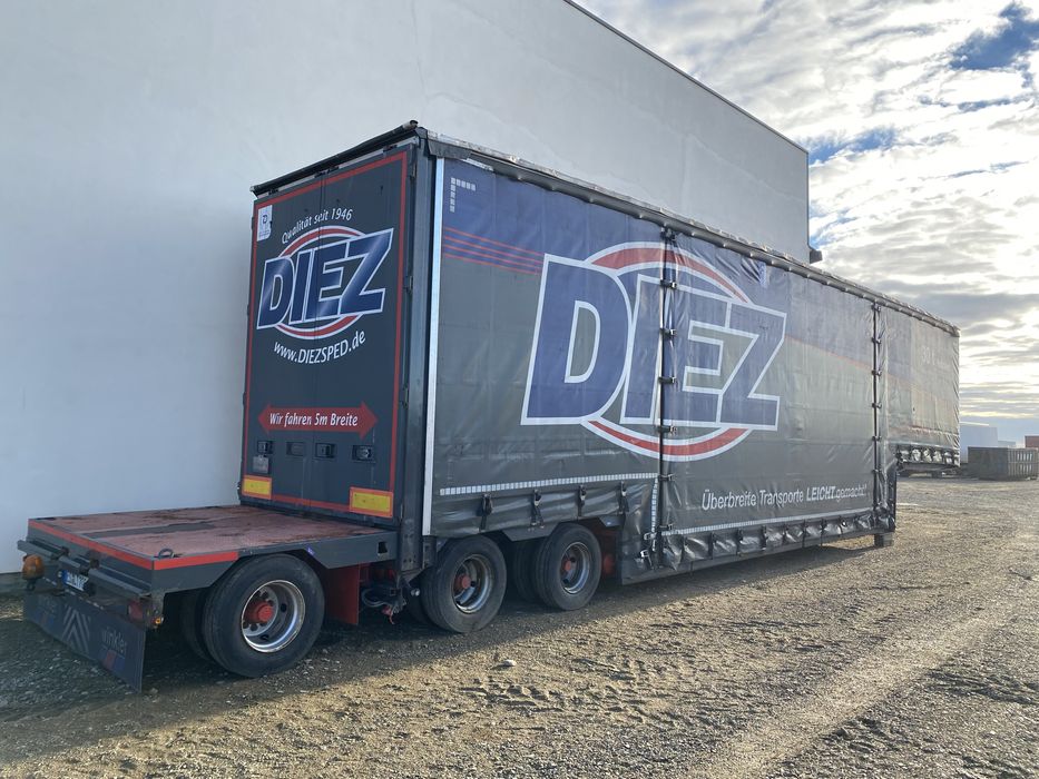 VARIANTE / Trailer agabaritic MEUSBURGER MPG-2 - 2 axe viratoare