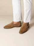 Pantofi casual loafer 42 44 slip on Migato NOI piele naturala moale