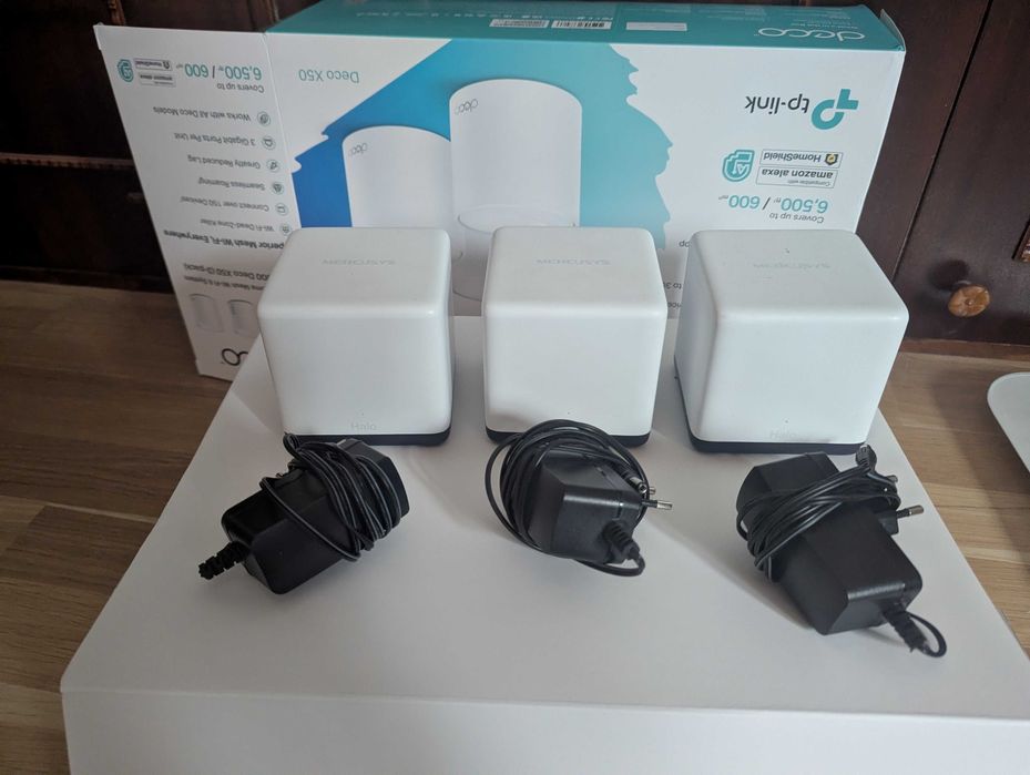 Sistem Mesh Wi-Fi Mercusys Halo H50G (3-pack)–AC1900, stare excelentă