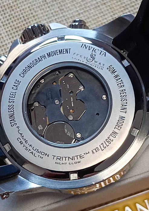 Ceas Invicta Speedway Chronograph Quartz Black Dial - Barbati