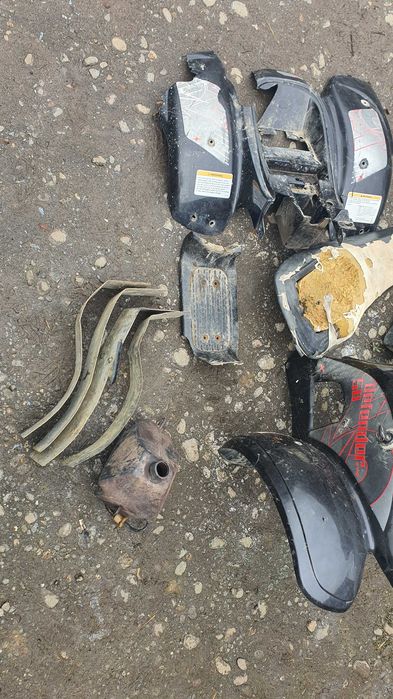 SET Carena ATV DEFENDER-Sa-Scarite-Rezervor-Plastice-Far-Prindere-TOT