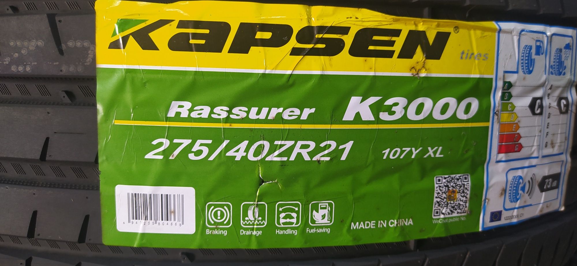 275/40R21. Kapsen. K3000