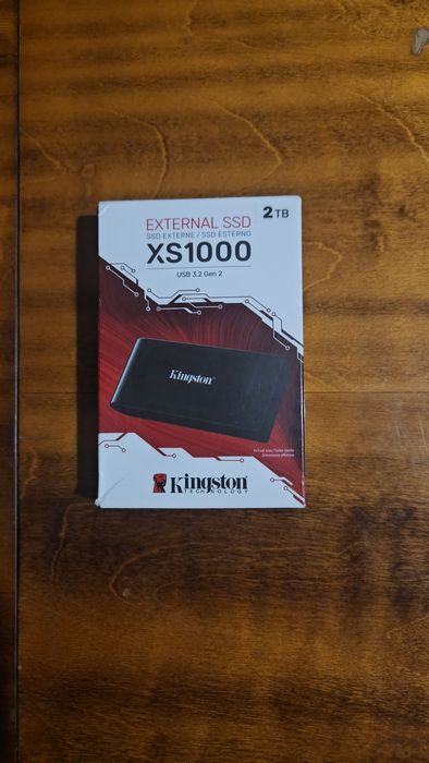 Новый внешний ssd диск kingston xs1000 2tb