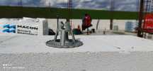 Vand distantieri placa de beton