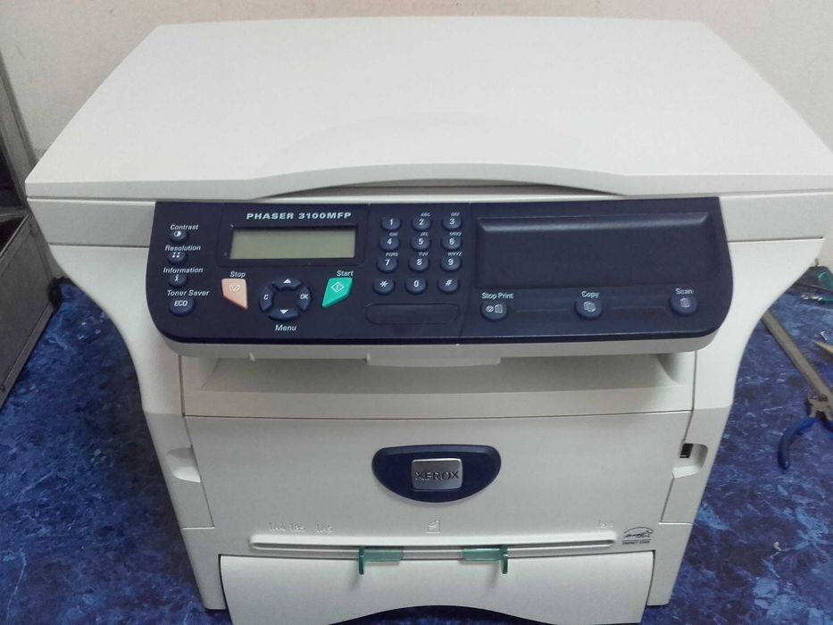 Като нов!!! Лазерен принтер, скенер и копир 3 в 1 Xerox 3100