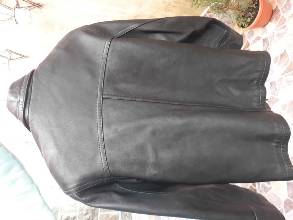 Geaca piele 2 bucăți accept si unele schimburi