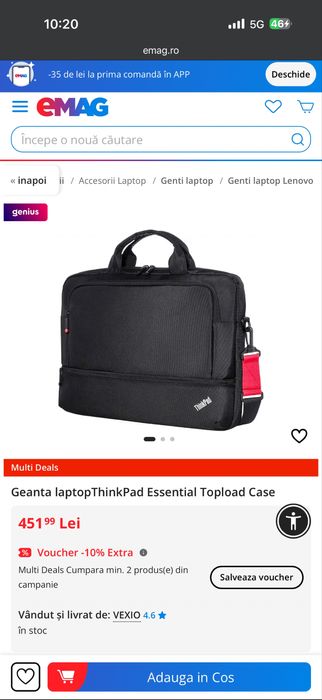 Geanta Laptop ThinkPad Essential Topload