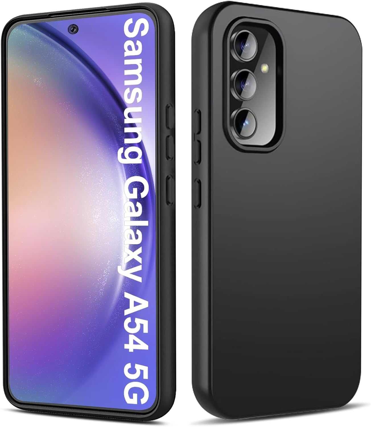 Husă Eiselen Samsung Galaxy A54 5G Silicon moale TPU Negru