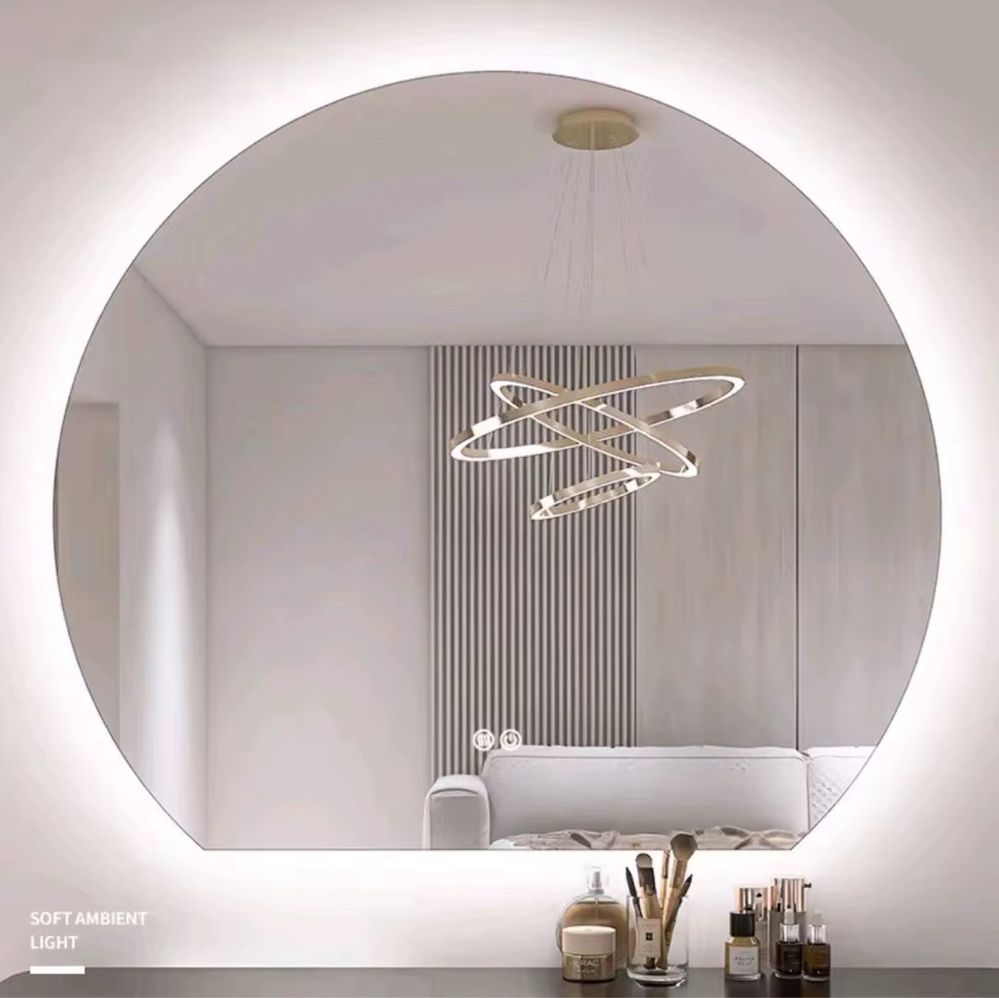 Oglinda Led baie 80cm x 70cm, dezaburire,reglare intensitate lumina