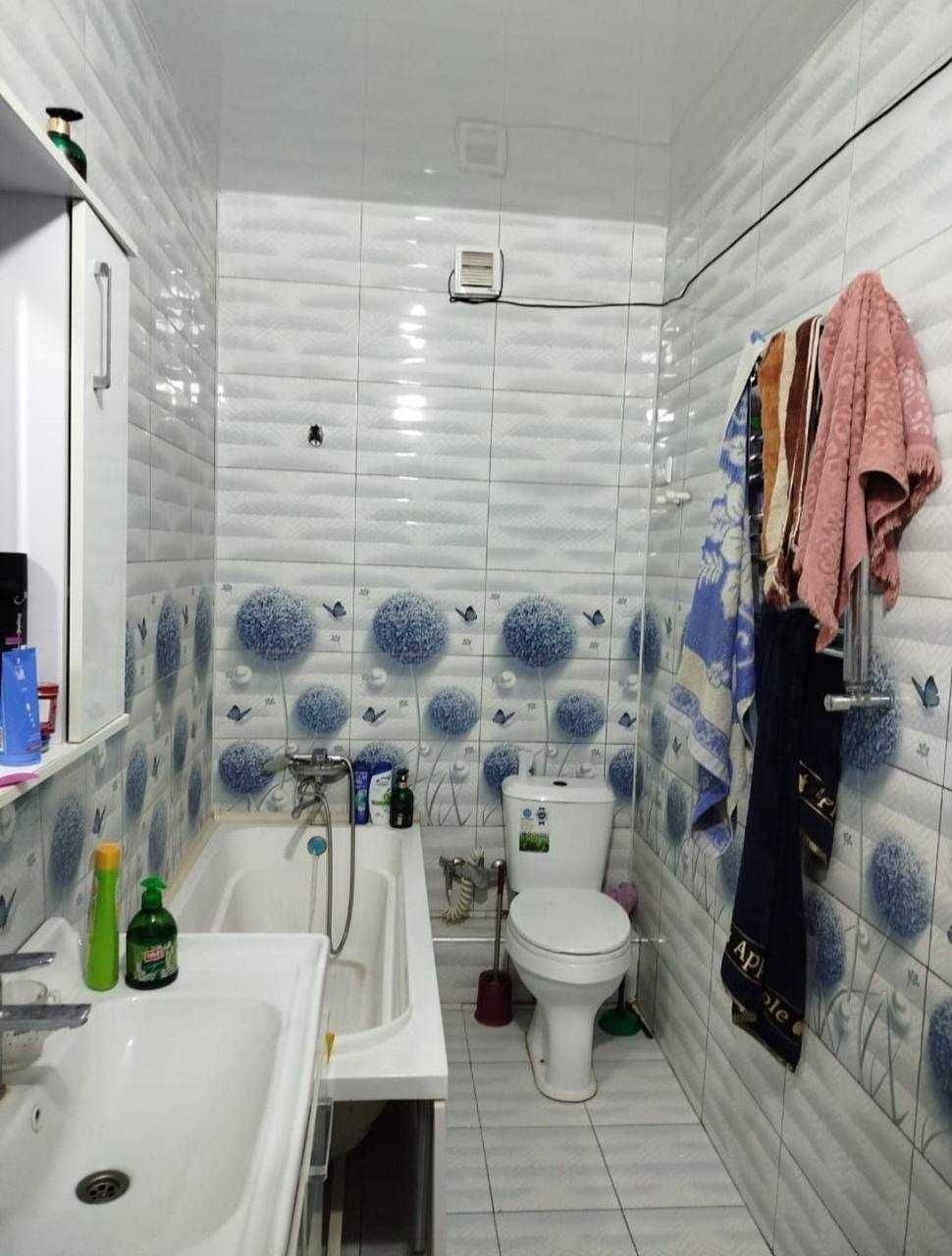 2 хоналик килинган 4 этаж янги дом, горгаз саодат