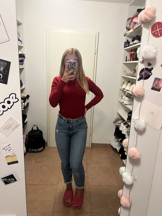 Дънки Guess с висока талия