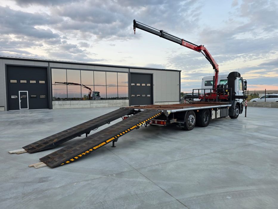 Mercedes Benz Actros 2532 !! Platforma utilaje + macara !!