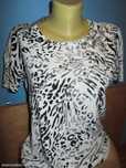 Bluze de dama de ocazie rosie/animal print
