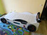 Детско легло кола с матрак чисто ново