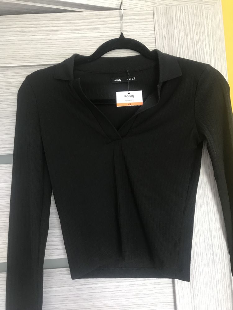 Bluza cu mânecă lungă din tricot striat