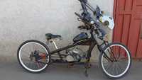 Cadru Bicicleta Chopper Adulti _ Long Frame Bicicleta Motor benzina