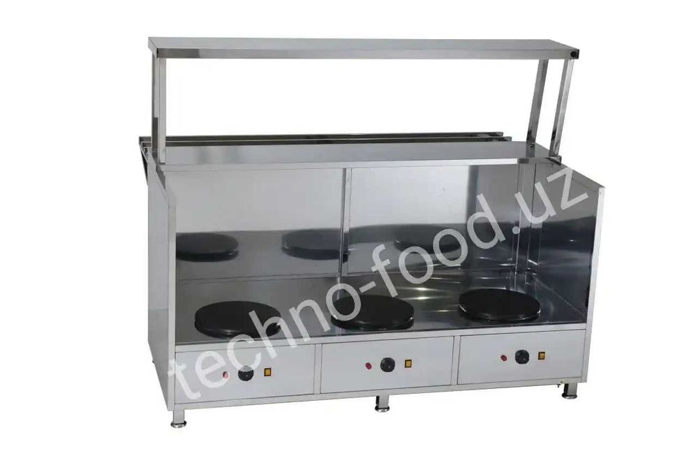 Модуль Мармит первых блюд 3-х конфорочный.