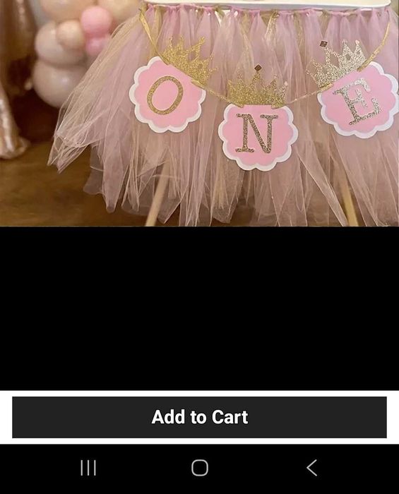 Banner prima aniversare FIRST BIRTHDAY ONE