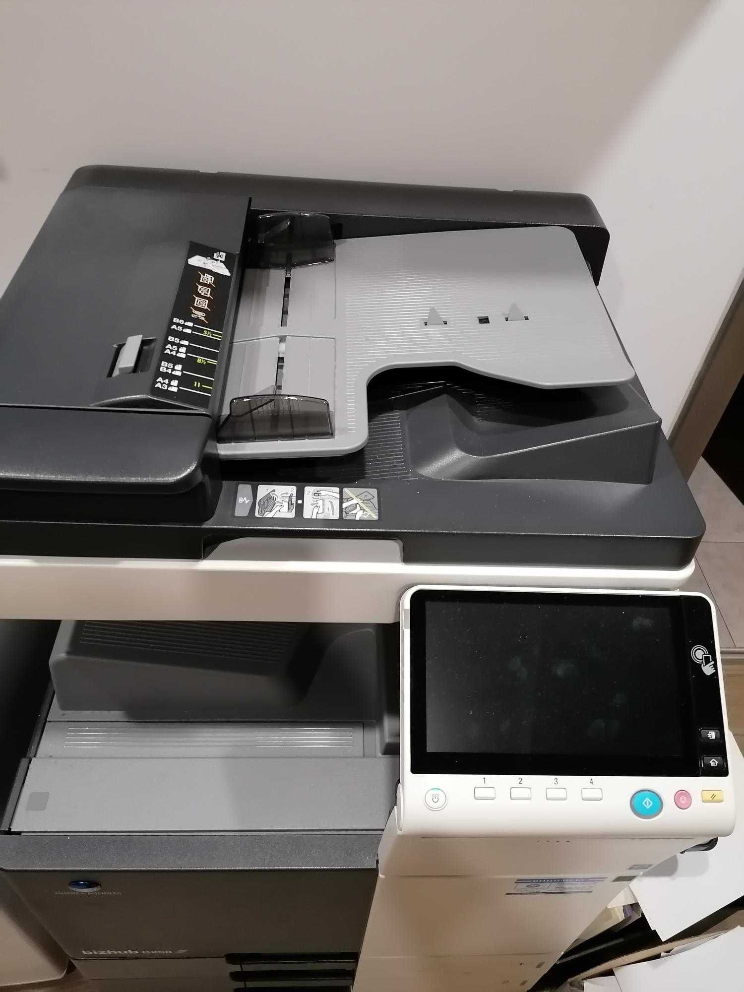 Konica Minolta 258 цветен печат А3,А4,А5