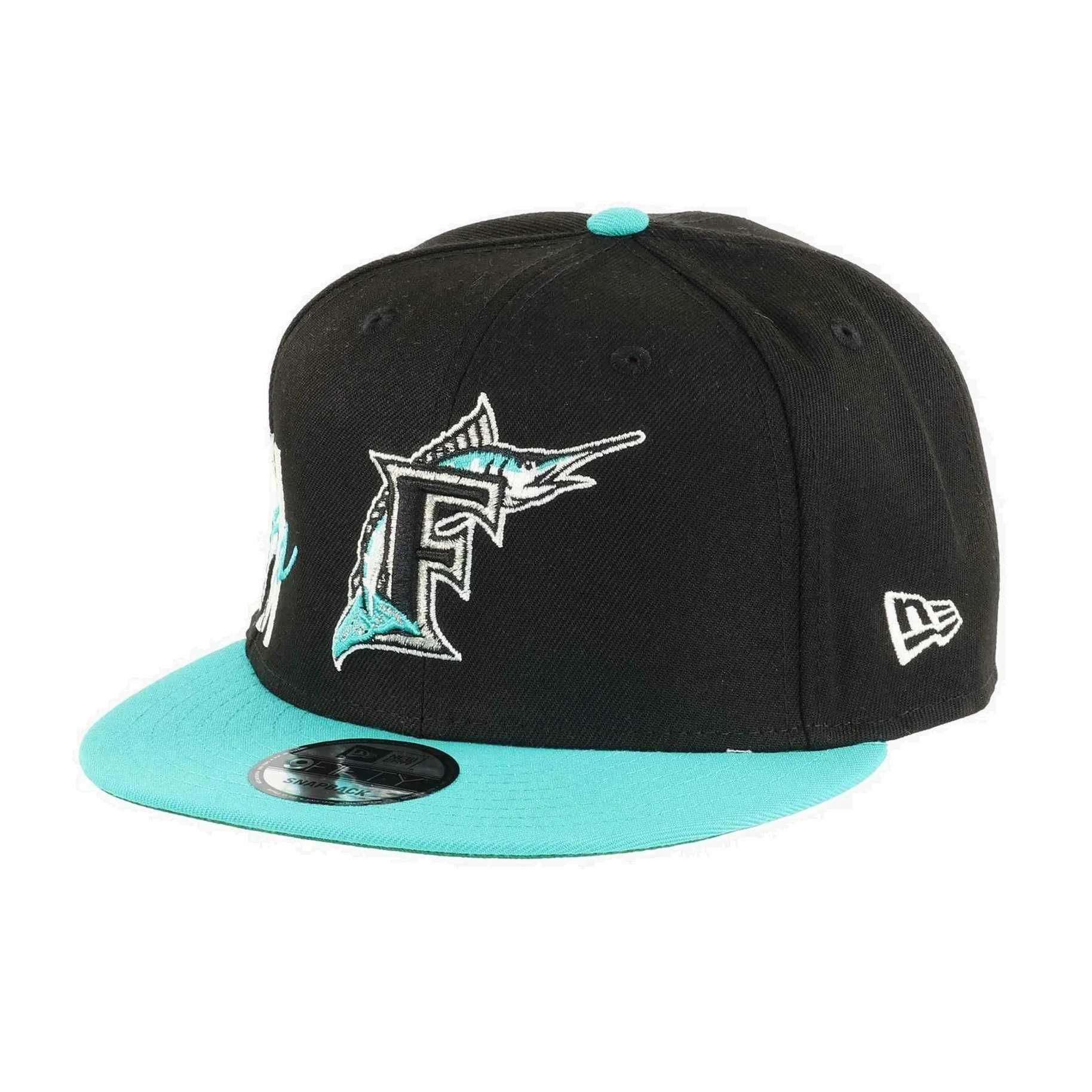 Sapca New Era 9fifty Florida Marlins Side Font Negru