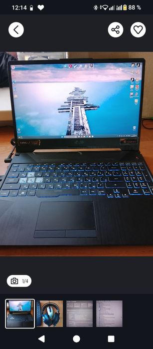 Игровой ноутбук asus tuf gaming