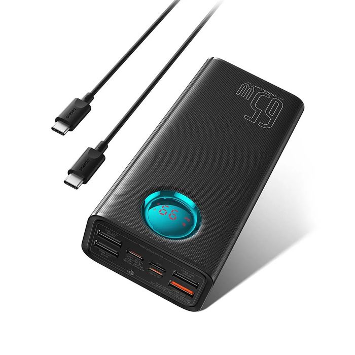 BASEUS Power Bank 26800 mAh 65W, Ambilight Digital Display
