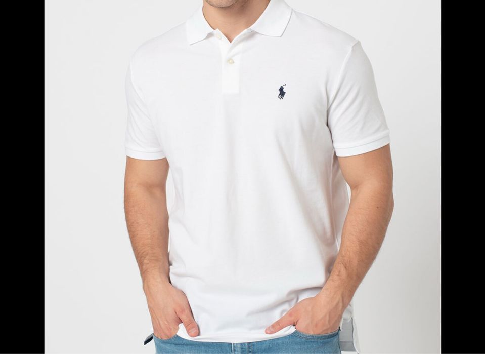 Мъжка бяла тениска U.S. Polo Assn. НЕИЗПОЛЗВАНА!